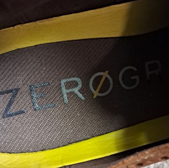 Cole Haan ZERØGRAND Remastered Wingtip Oxford Mens 11M Brown Casual Dress Shoe - Picture 6 of 7